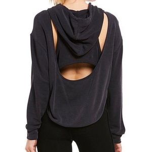 Free people fpmovement cutout detail hoodie